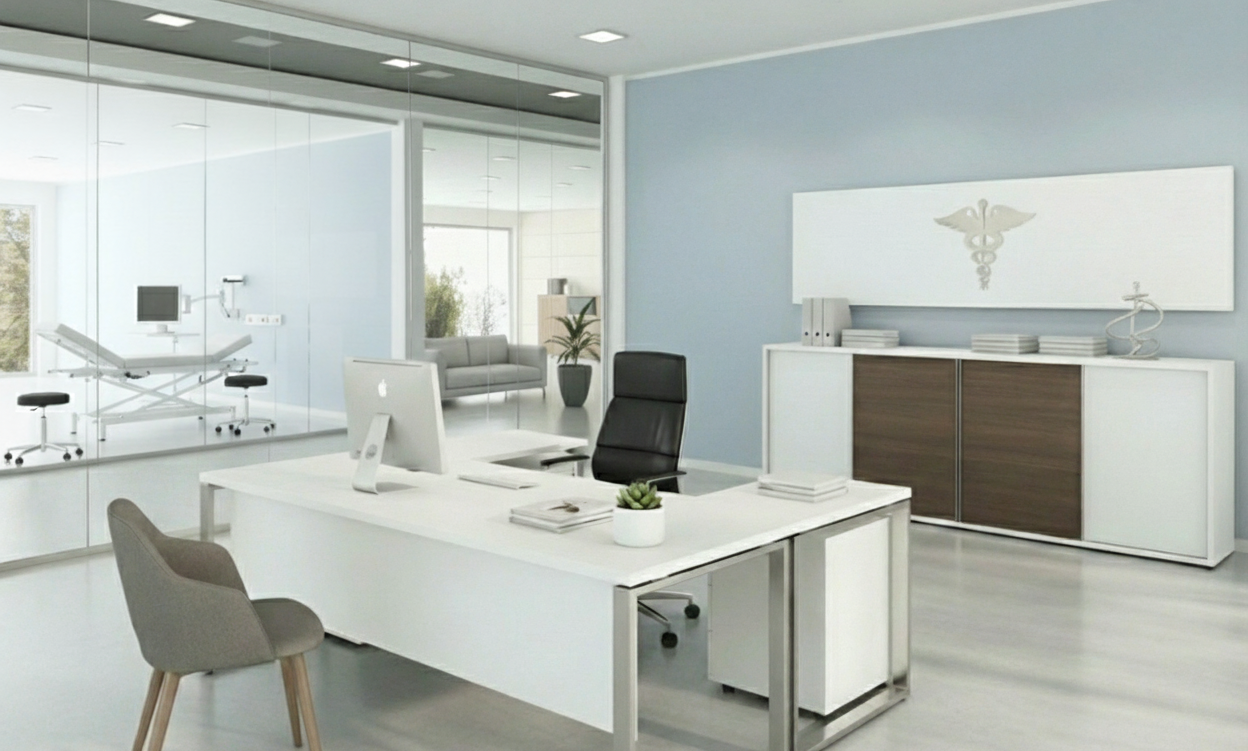 Studio medico trasparente