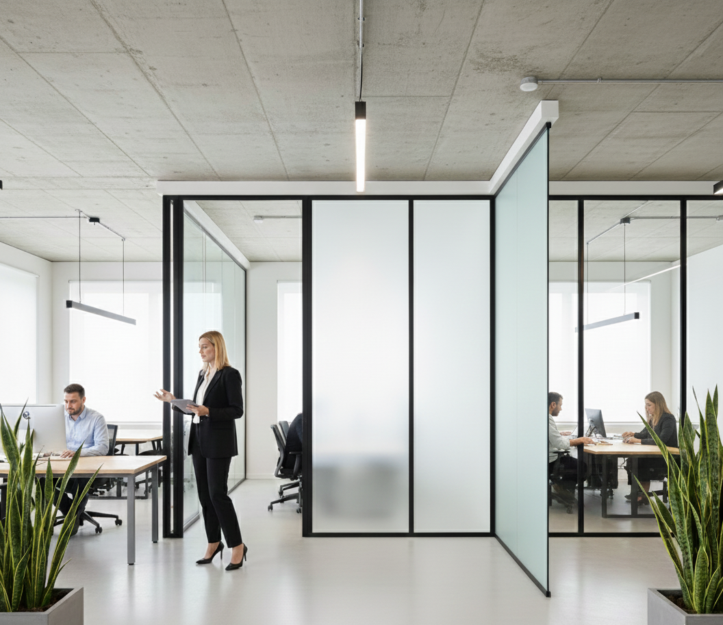 Ufficio vetri opachi